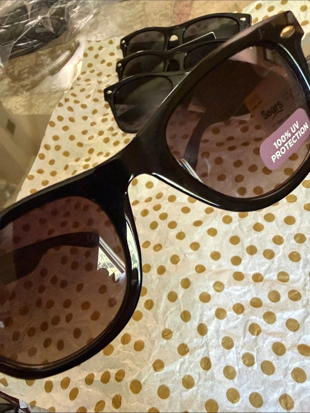 Sport Black UV Protection Sunglasses - Pack UNISEX